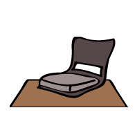「座イス席」のイメージ